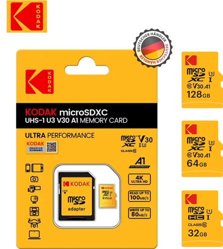 Scheda memoria kodak micro - scheda, di