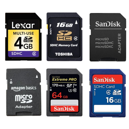 Scheda 16 64 gb e - 2,