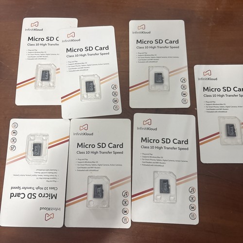 Schede micro da 64gb - (7x),